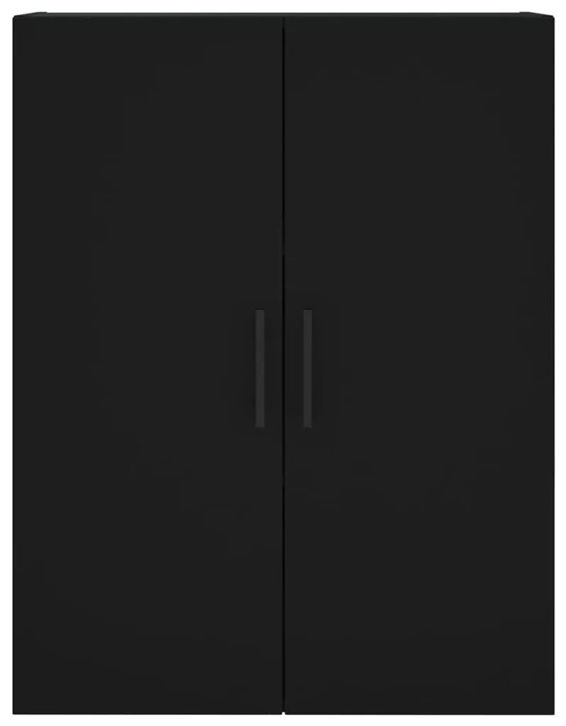 Armário de parede 69,5x34x90 cm preto