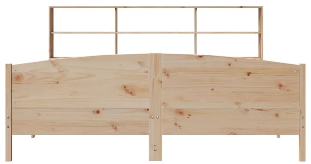 Cama com estante sem colchão 180x200 cm pinho maciço