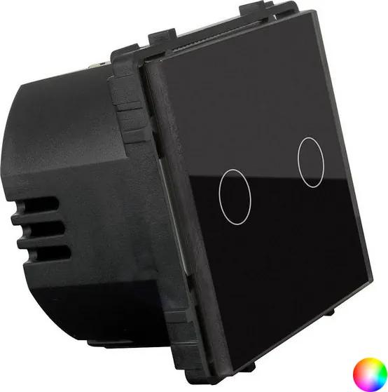 Interruptor duplo de comutação Ledkia Tátil Remoto PC - Branco (S3900908)