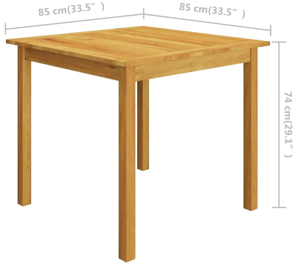 3 pcs conjunto de jantar para jardim preto