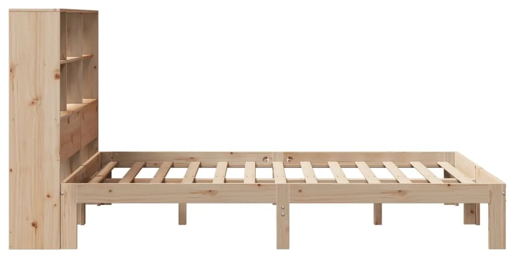 Cama com estante sem colchão 120x200 cm pinho maciço