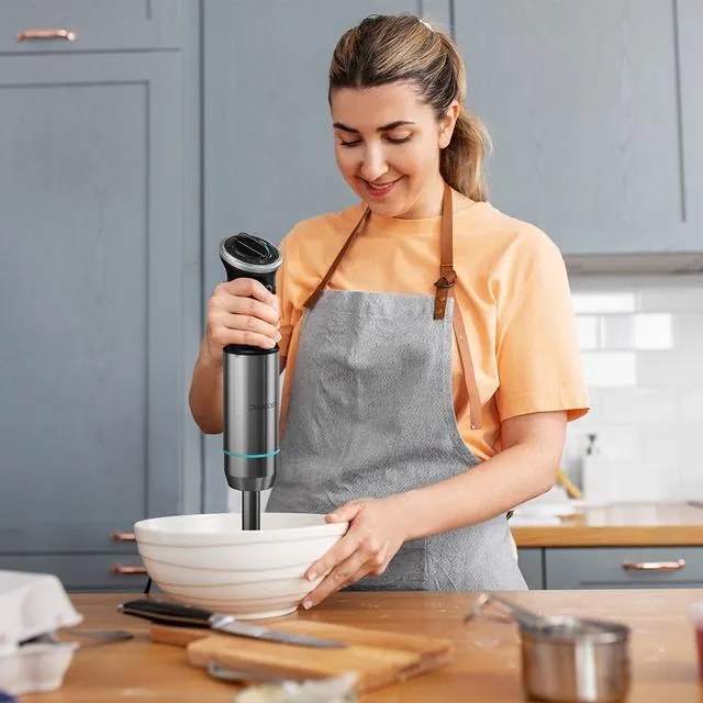 Varinha mágica Power Neutron 1100MAX Cream&Crush com potência máxima de 1100 W, tecnologia Crossblades com lâminas de 4 folhas com revestimento de tit
