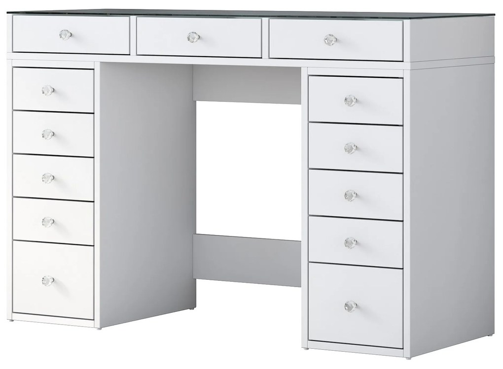 Mesa de Maquilhagem BJ105 – Branco – 120x79,8x44,5 cm