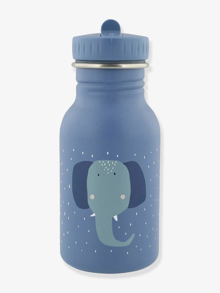 Garrafa de 350 ml, da TRIXIE azul medio liso com motivo