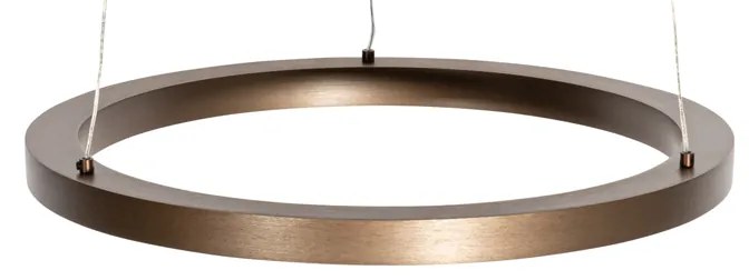 Candeeiro de suspensão em bronze 40 cm com LED regulável em 3 níveis - Girello