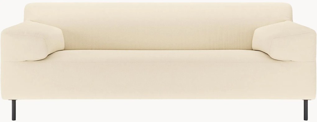 Sofá freistil180 (2 lugares), branco pérola/preto, L 202 cm
