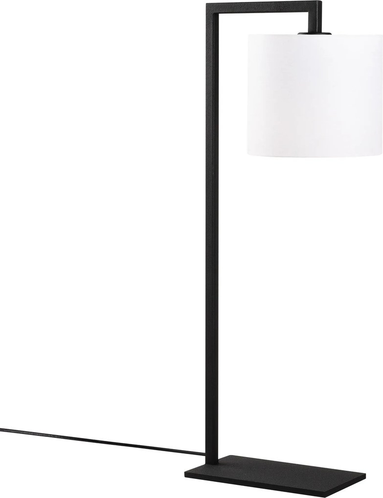 Candeeiro de Mesa Profil – Branco/Preto – 27 x 20 cm