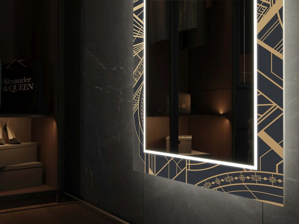 Espelho LED com decoração D21