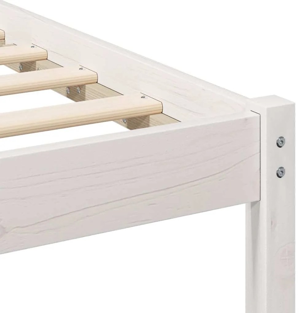 Estrutura da Cama com cabeceira Branco 160 x 200 cm