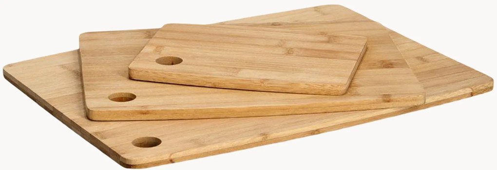 Tábuas de corte em bambu Velor, conjunto de 3