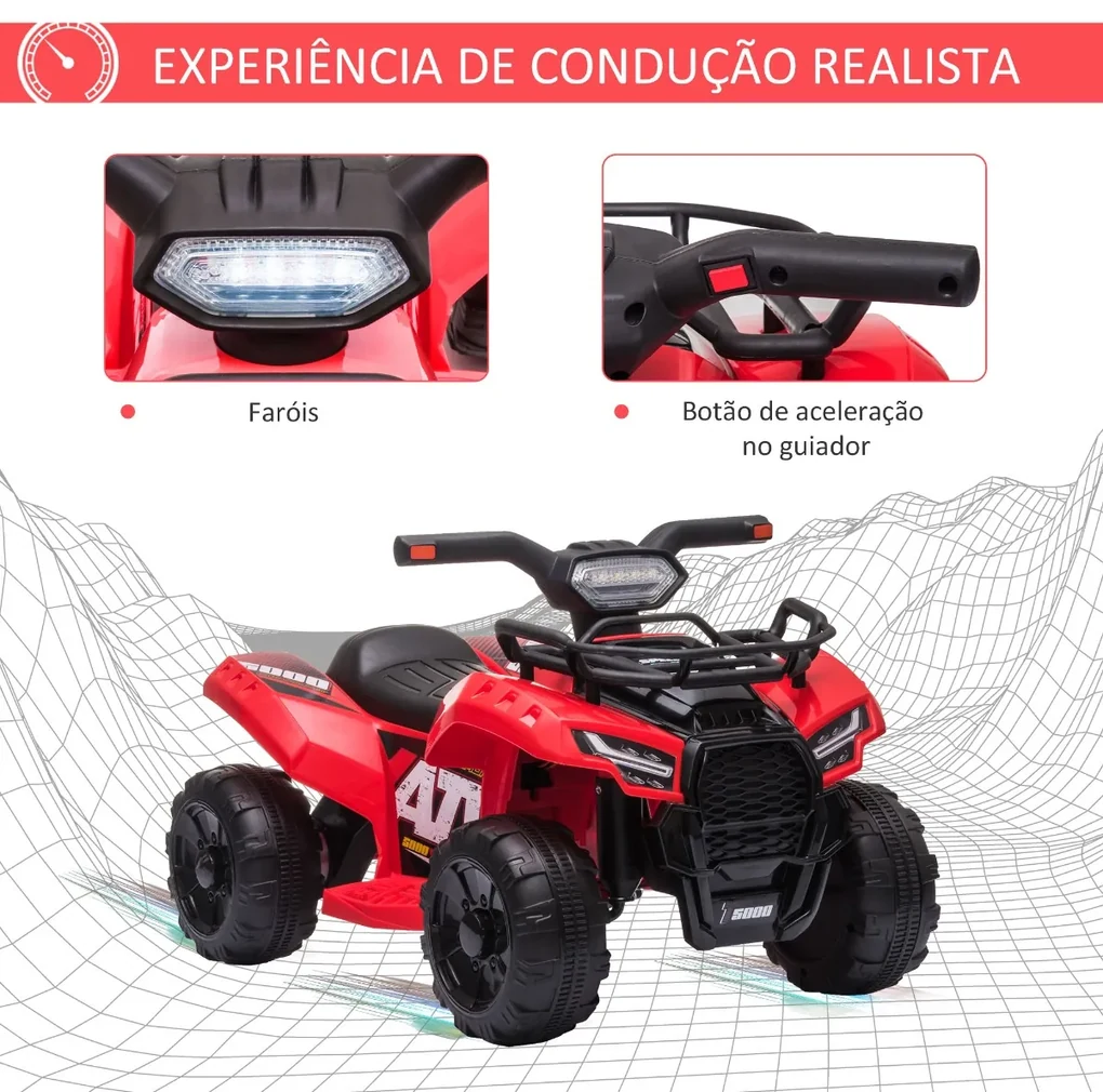 Carro eletrico c/controle remoto para crianças Buggy Scout 12v - 3 cores