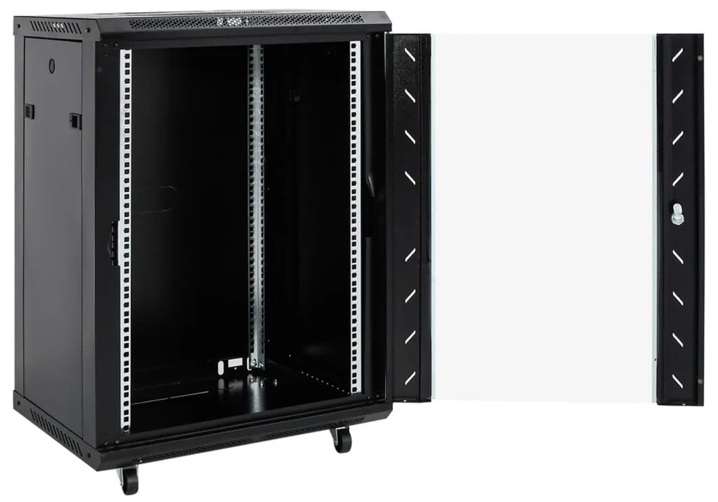 Armário bastidor 15U c/ pés giratórios 19" IP20 60x45x86 cm
