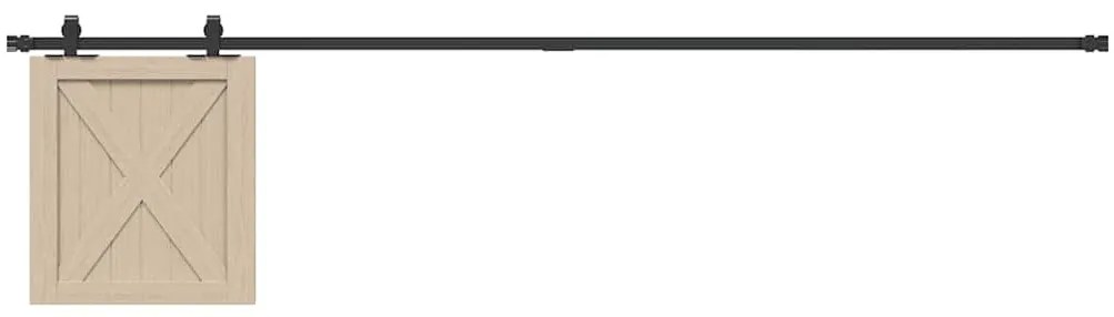 vidaXL Kit para armário deslizante aço carbono 213 cm