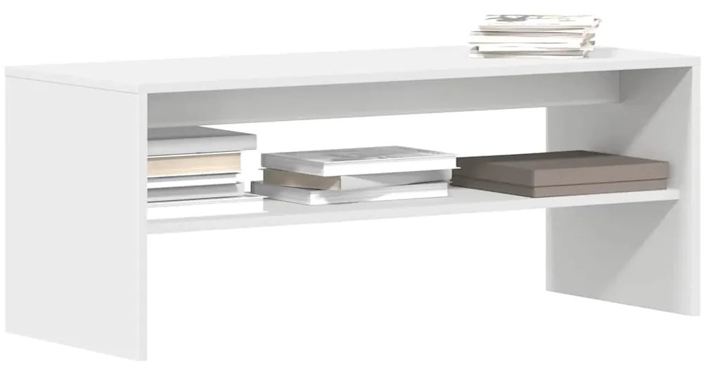 Móvel de TV 100x40x40 cm contraplacado branco