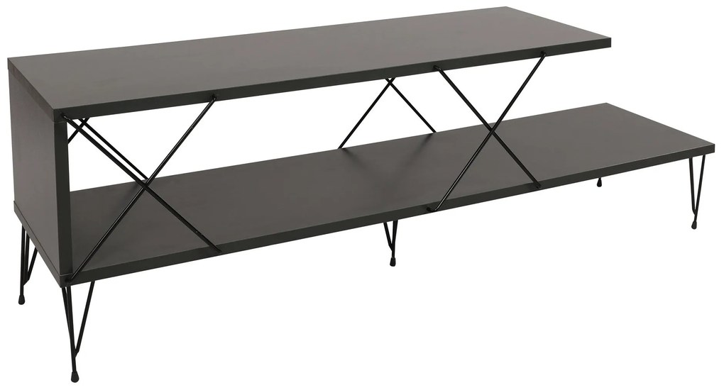 Móvel TV Street – Antracite – 120x40x30 cm