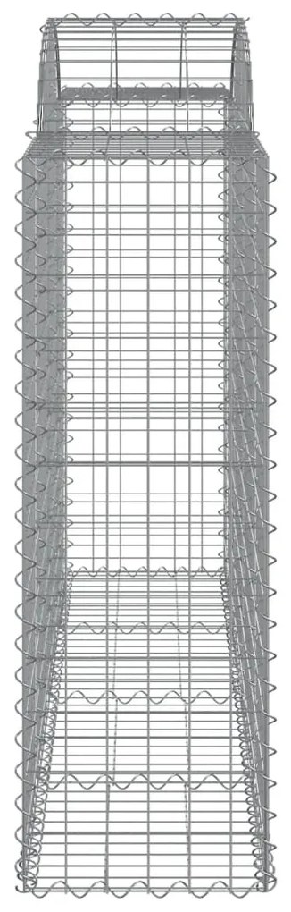 Cestos gabião arqueados 11pcs 200x50x120/140 ferro galvanizado