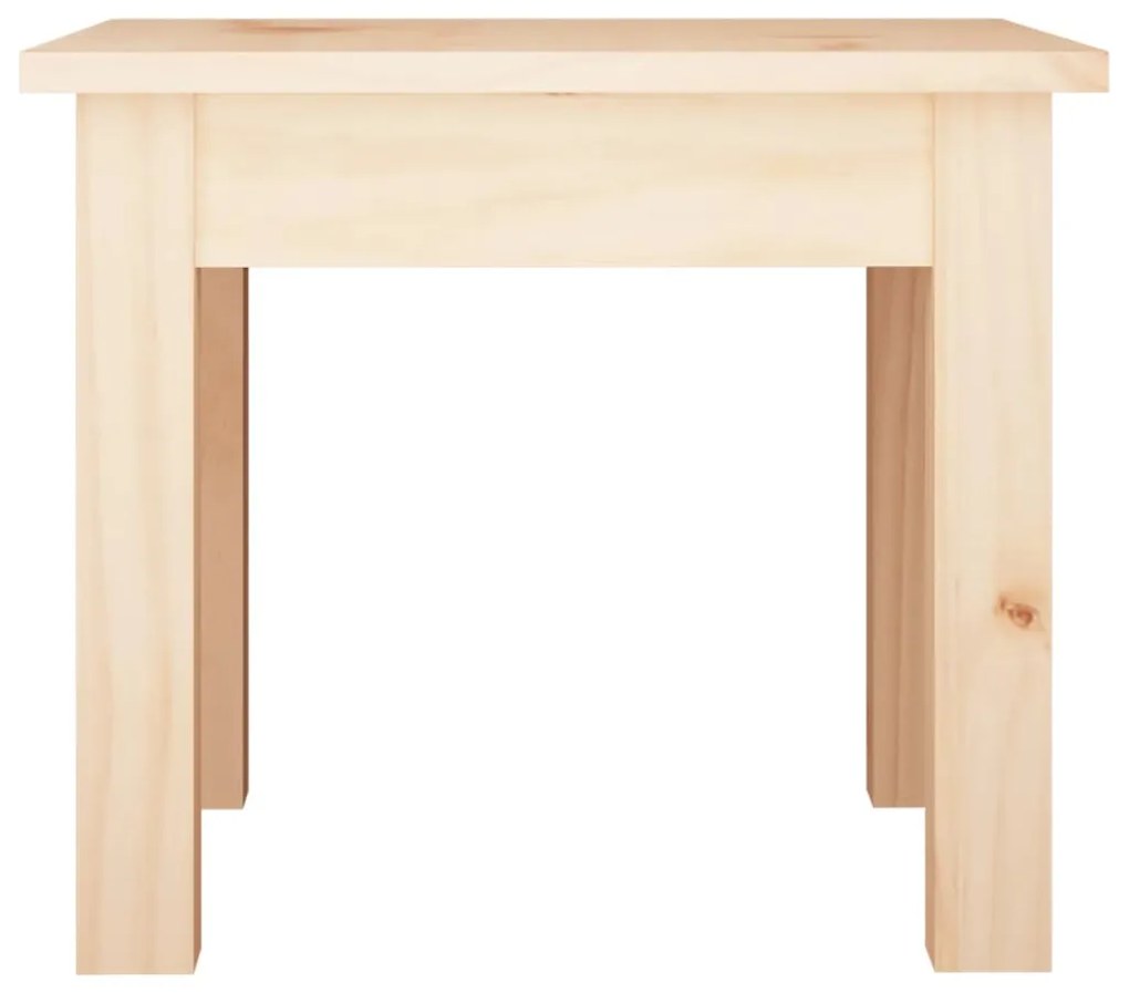 Mesa de centro 35x35x30 cm madeira de pinho maciça