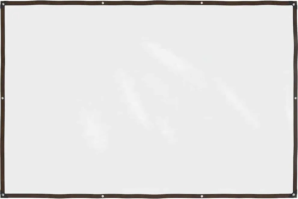 vidaXL Encerado transparente com ilhós 2x3 m Polietileno