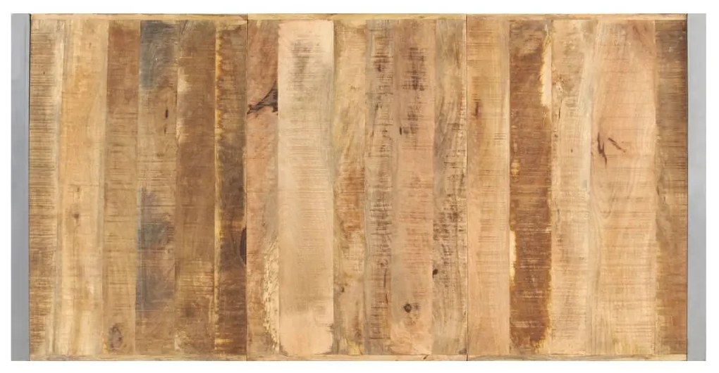 Mesa de centro 180x90x40 cm madeira de mangueira áspera