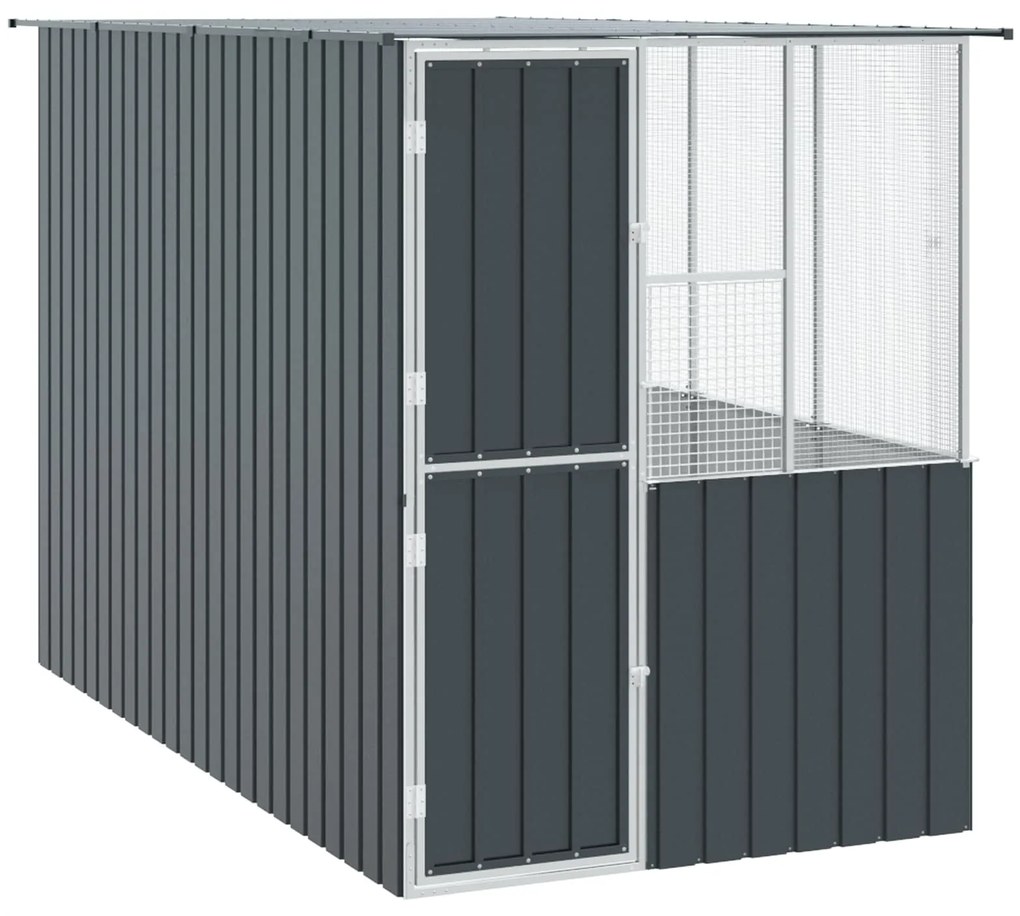 vidaXL Gaiola para Pássaros Antracite 165 x 318 x 200 cm