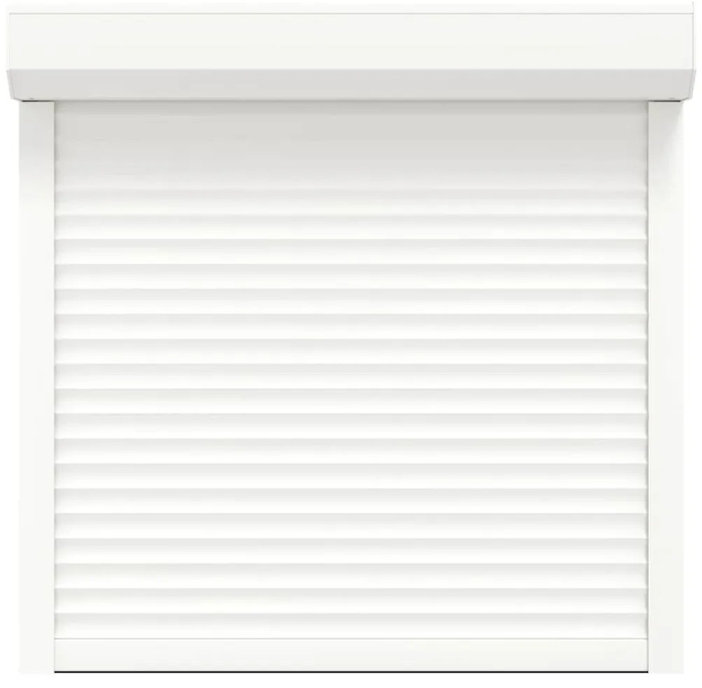 Persiana de enrolar em alumínio 100x100 cm branco