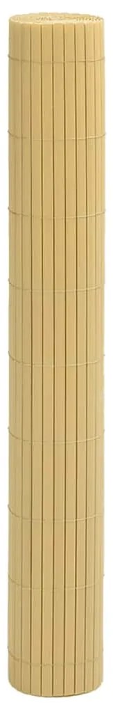 Cerca de jardim dupla face amarelo 1,8x3 m PVC