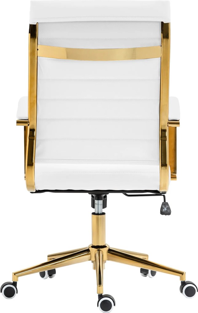 Cadeira de Escritório Havana Couro Sintético Branco