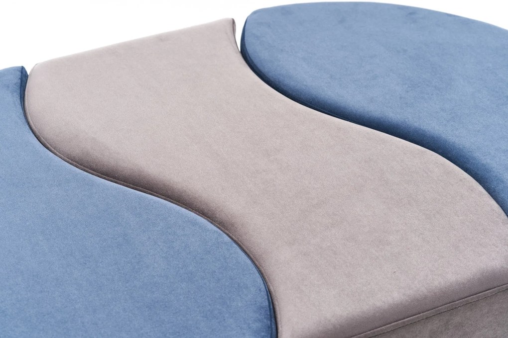 Pouffe Alya Puf – Azul Mink – 120 cm x 40 cm x 80 cm