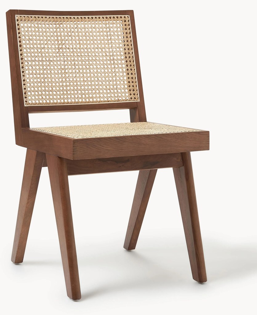 Cadeira de madeira em vime vienense Sissi