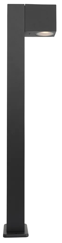 Candeeiro de pé exterior industrial cinzento escuro 65 cm IP44 - Baleno Moderno,Industrial