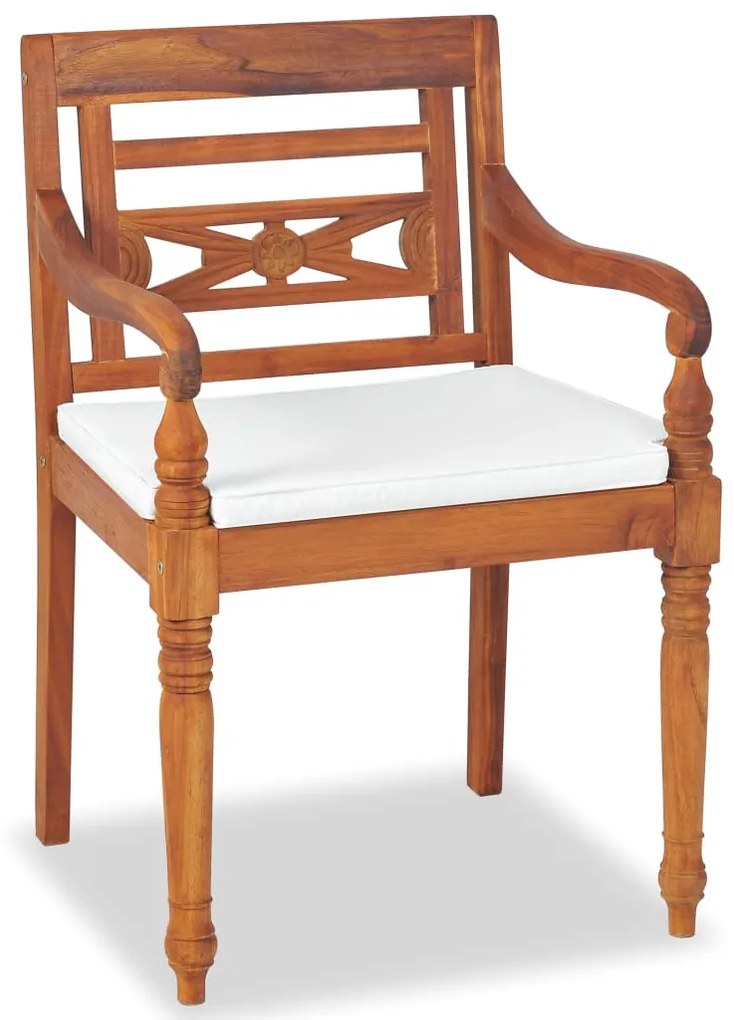 4 pcs conjunto lounge jardim c/ almofadões madeira teca maciça