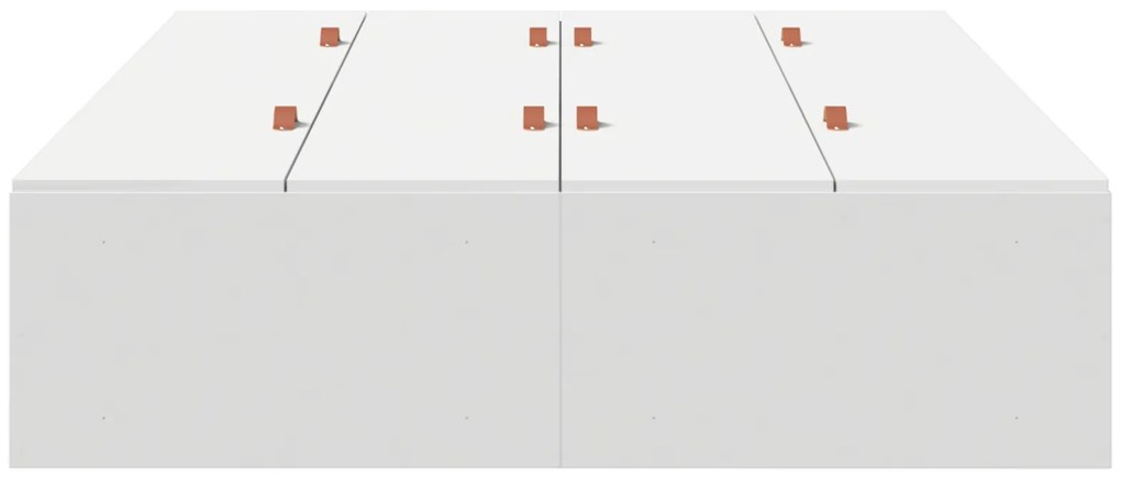 Cama de Armazenagem vidaXL Branca 120x190 cm