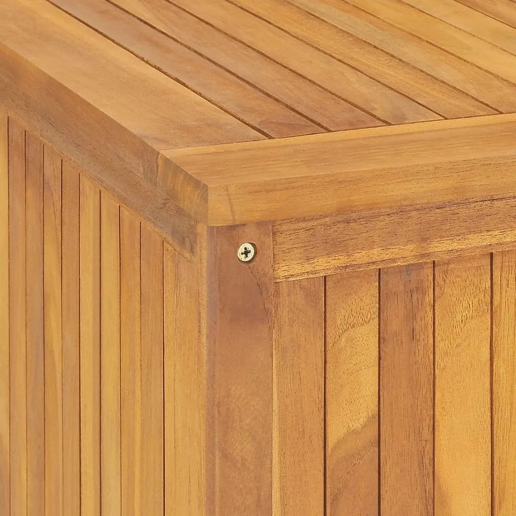 Caixa para jardim 200x50x55 cm madeira de teca maciça