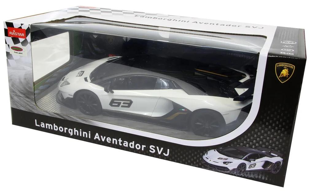 Carro telecomandado Lamborghini Aventador SVJ Performance 1:14 2,4GHz Branco
