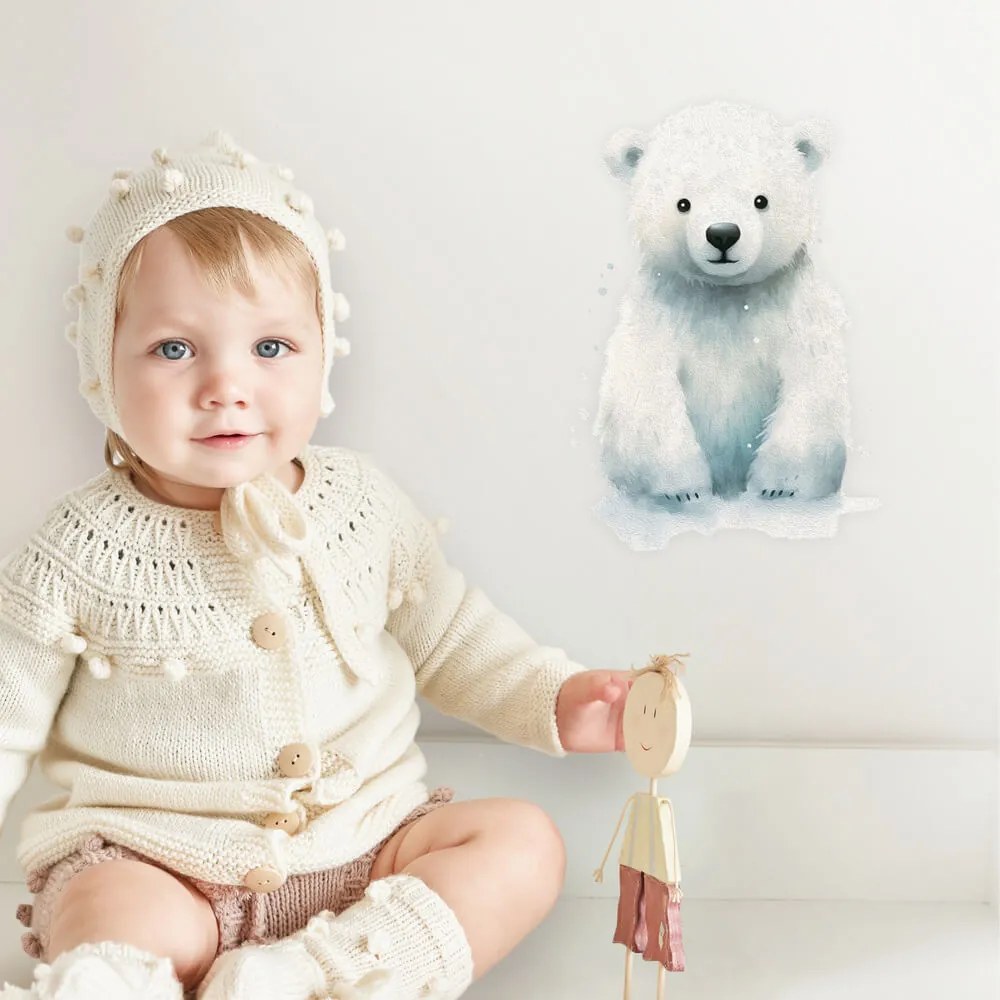 Urso polar - Autocolantes para criança