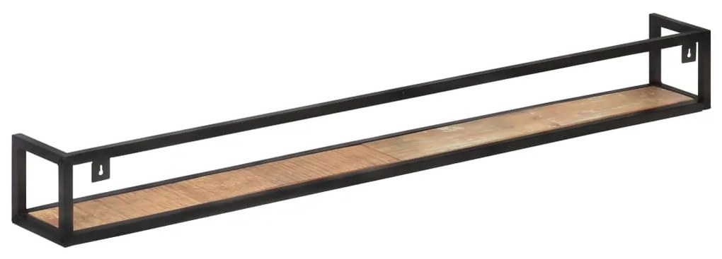 Prateleiras de parede 2 pcs 160 cm madeira recuperada maciça
