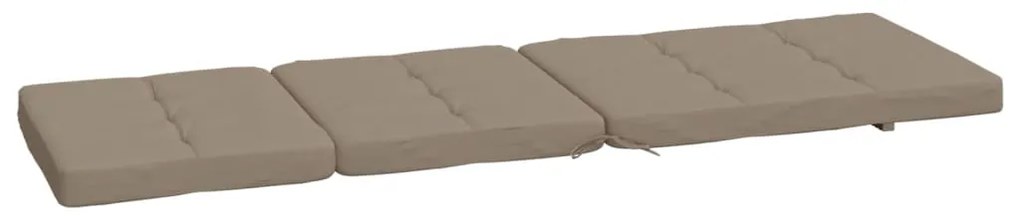 Almofadões cadeira terraço 2pcs tecido oxford cinza-acastanhado