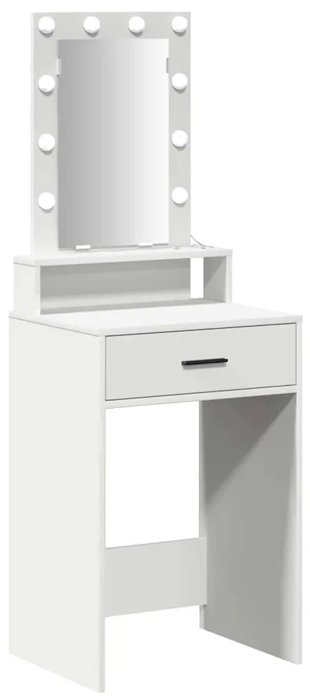 Mesa de Maquiagem vidaXL com Luzes LED Branca 50x41x140 cm