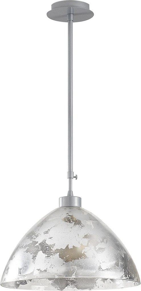 Candeeiro de Teto Bergama – Prateado – 34 cm x 85 cm