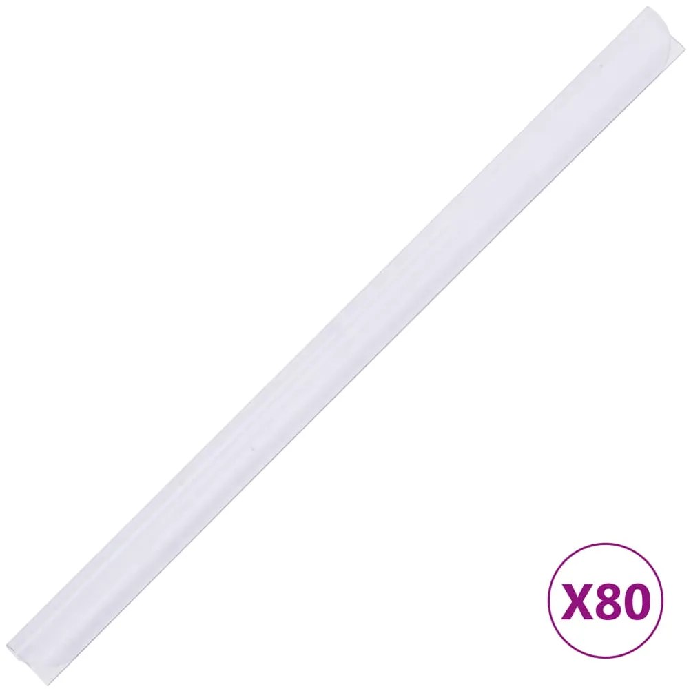Painéis de privacidade para jardim 4 pcs 35x0,19 m PVC creme