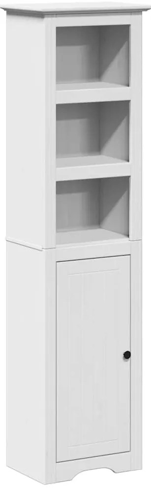 4 pcs conjunto de móveis para WC BODO pinho maciço branco