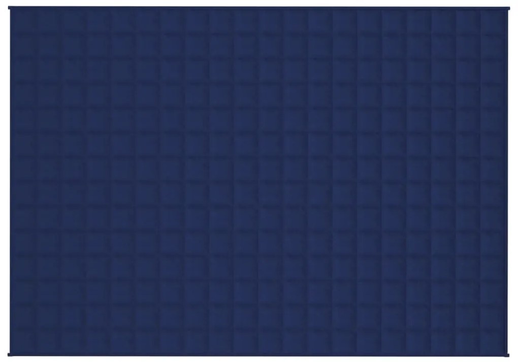 Manta pesada 10 kg 140x200 cm tecido azul