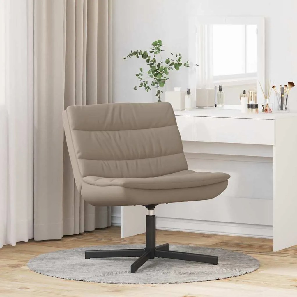 Cadeira Giratória Cappuccino Poliéster, base de metal Padrão