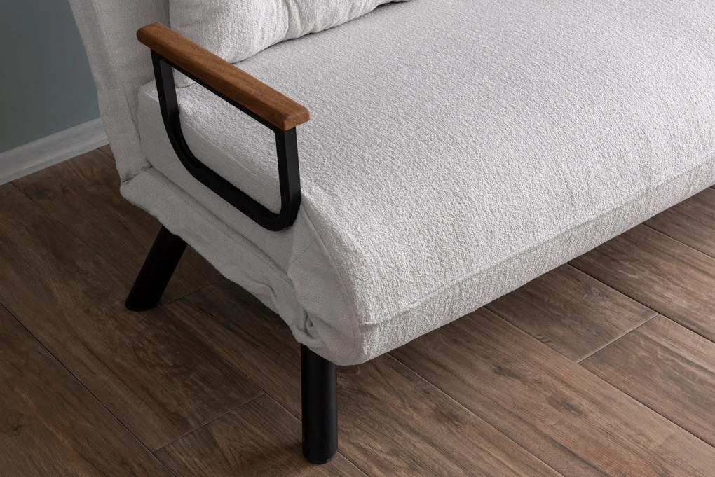 Sofá-cama de 2 Lugares Sando – Branco – 175 cm x 133 cm