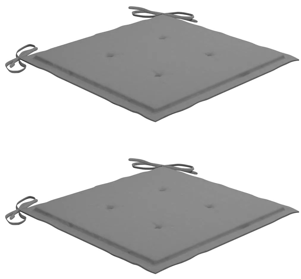 3 pcs conj. jantar dobrável exterior c/ almofadão teca maciça