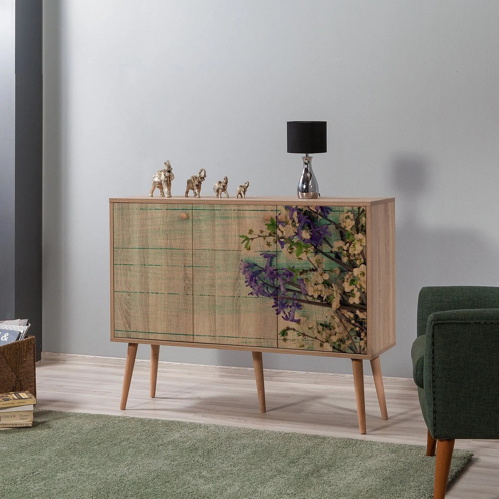 Consola Mega – Carvalho Sonoma – 120x90x36 cm