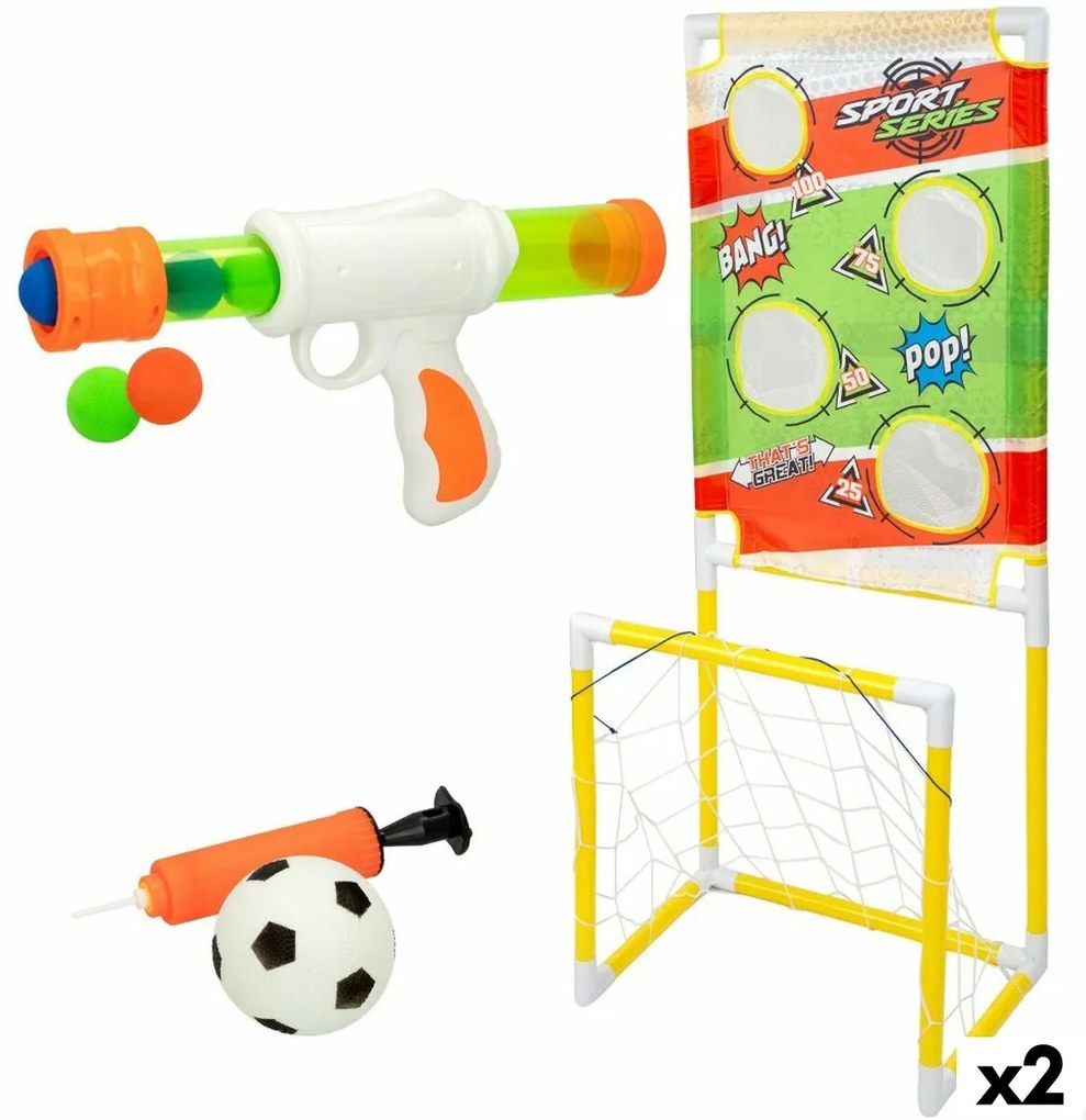 Jogo de pontaria Colorbaby Alvo Baliza de Futebol 48,5 x 113 x 35,5 cm (2 Unidades)