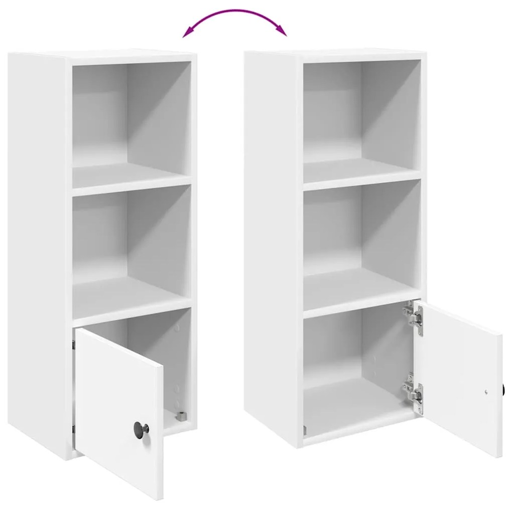 Estante 31x24x77 cm derivados de madeira branco