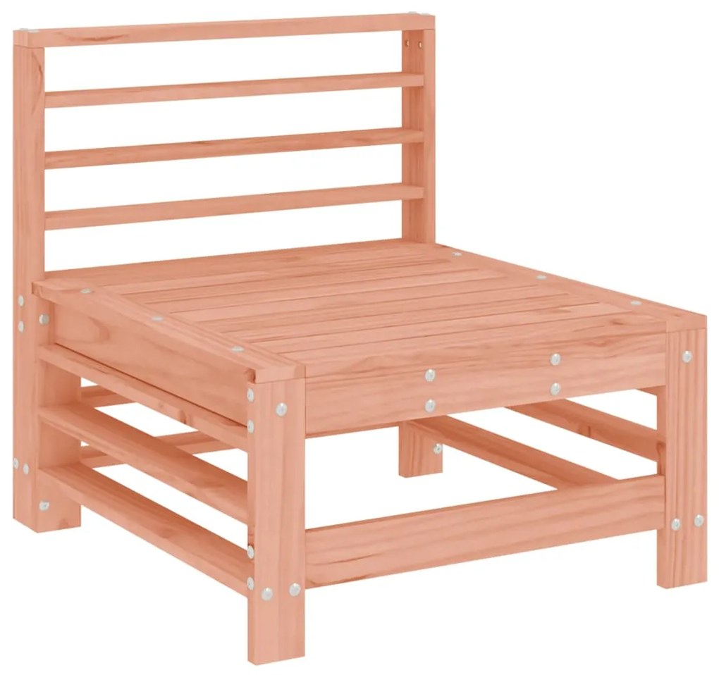 8 pcs conjunto lounge de jardim madeira de douglas maciça