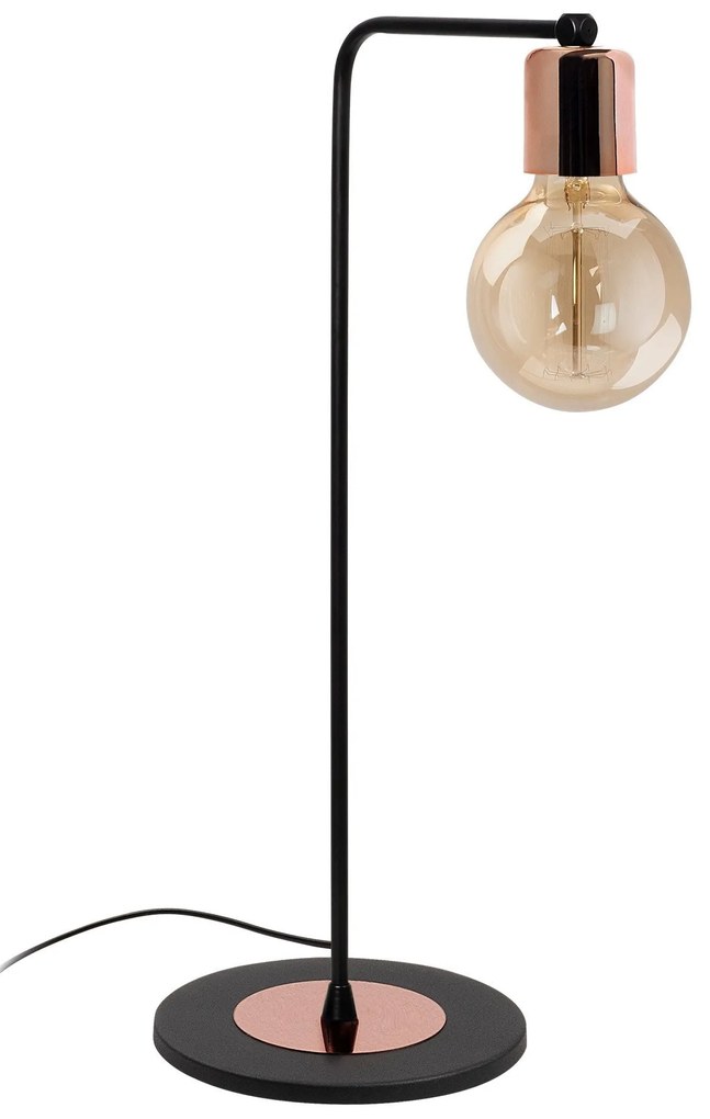Candeeiro de Mesa Harput – Preto Cobre – 52 cm